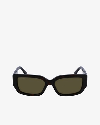 Rectangle Acetate Monogram Sunglasses