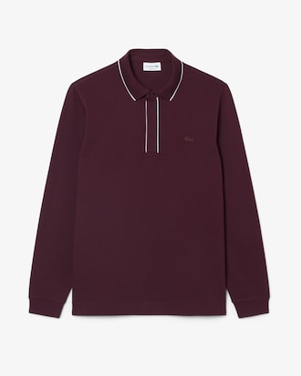 Regular Fit Long Sleeved Paris Polo Shirt