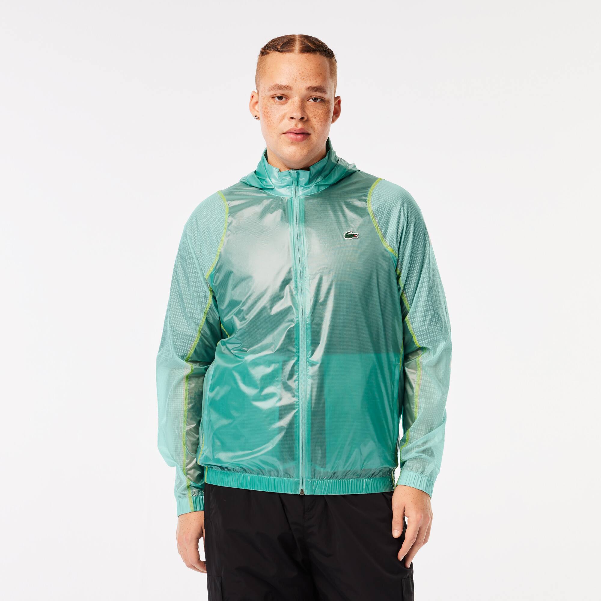 Lacoste running jackets sales