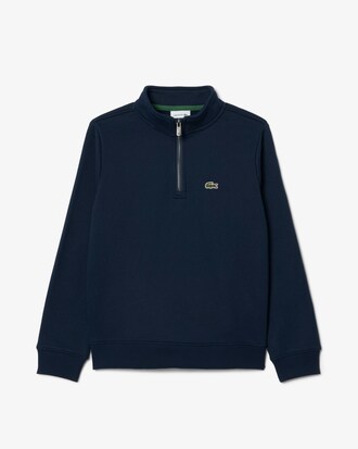 Unisex High Neck Zipped Sweatshirt
