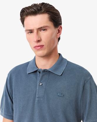 Classic Fit L.12.12 Washed Effect Polo Shirt