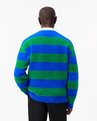 Relaxed Fit Fuzzy Knit Sweater