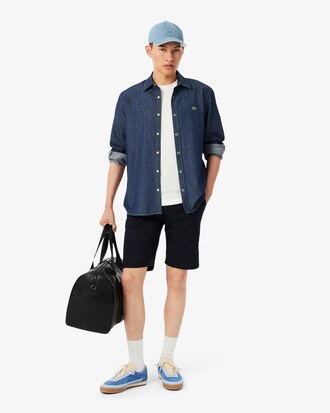 Slim Fit Stretch Cotton Chino Shorts