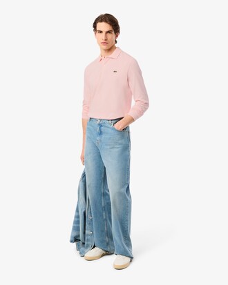 Classic Fit Long Sleeved L.12.12 Polo Shirt