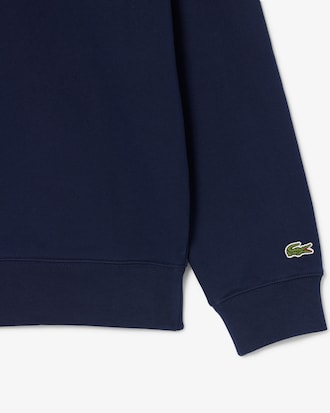 High Neck Embossed Zipped Sweatshirt