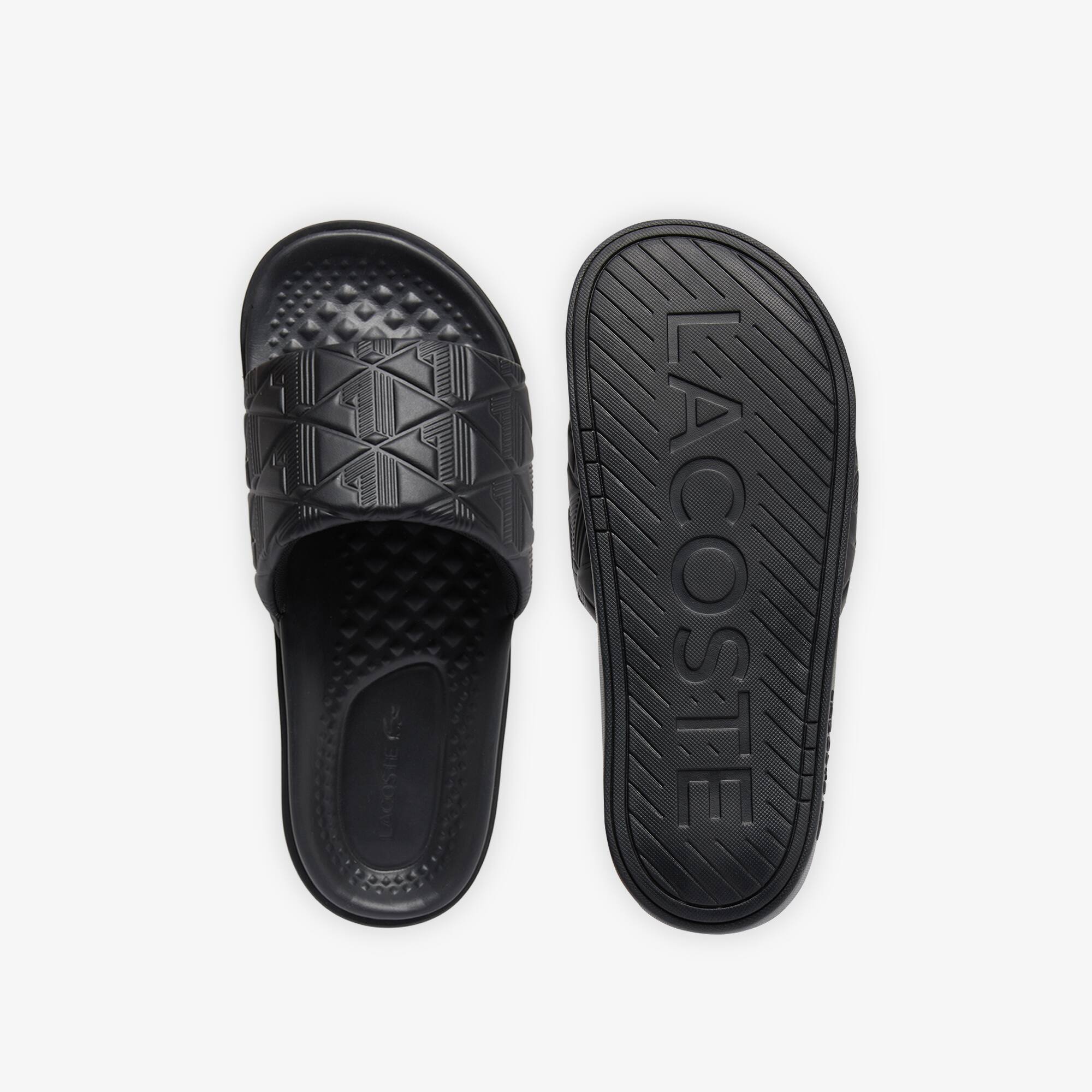 Jd Sports Black And White Lacoste Slides Jd Sport Claquette Lacoste Noir Et  Blanc Claquette Lacoste