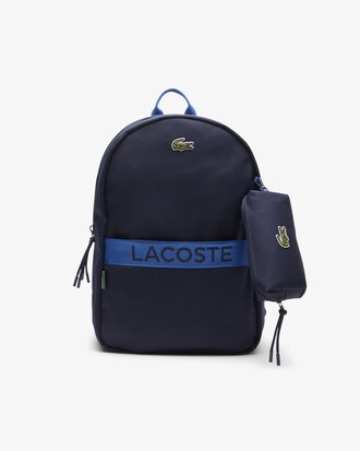 Unisex 3-Pocket Backpack with Pencil Case