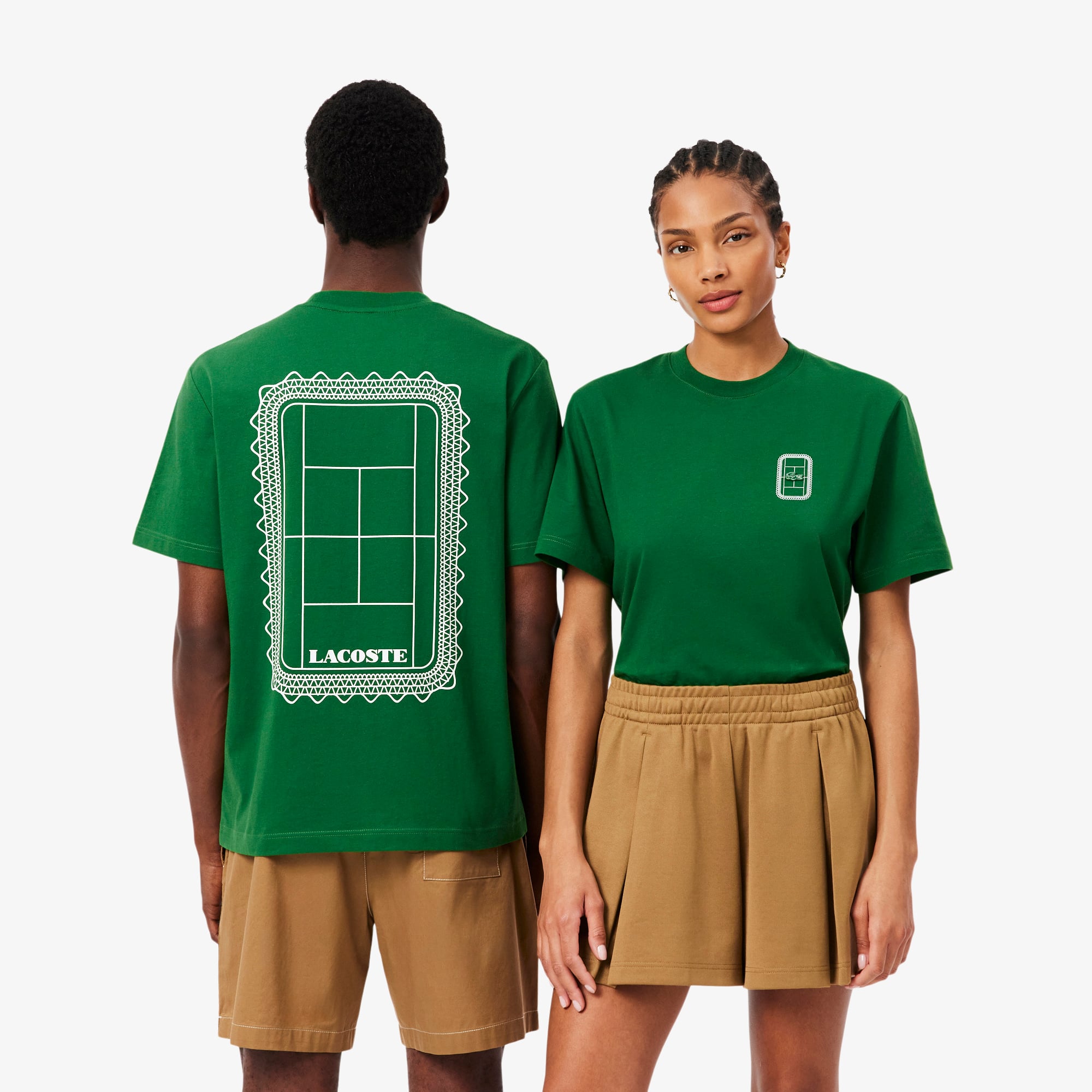 Tennis Print Cotton Jersey T-shirt - Men's t-shirts - New In 2026