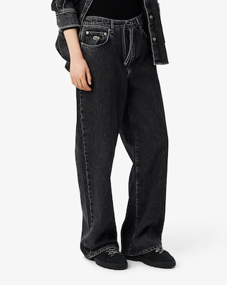Wide Fit Denim Jeans