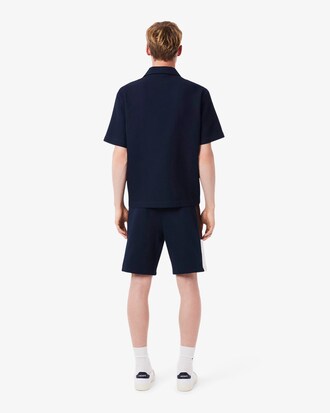 Colour-Block Fleece Shorts
