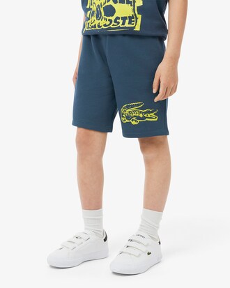 Print Fleece Shorts