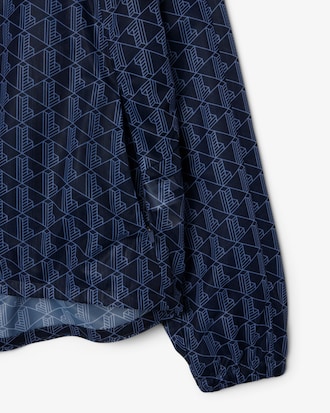 Lightweight Crocodile Print Tennis Jacket