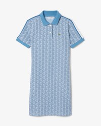 Slim Fit Monogram Jacquard Polo Dress