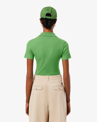 Slim Fit L.12.D Ribbed Cotton Polo Shirt