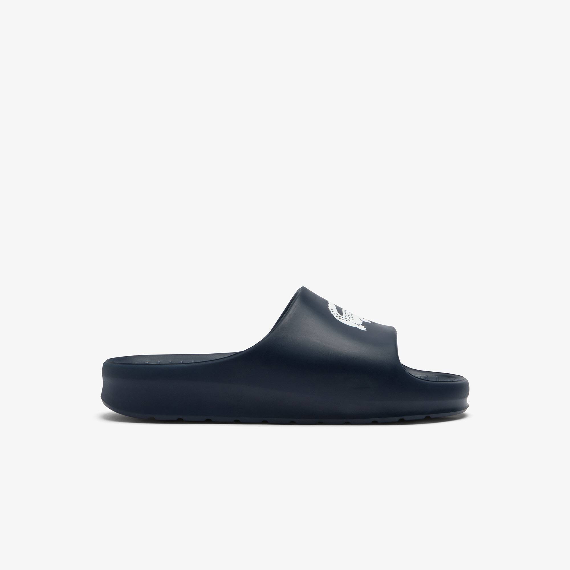 ★LACOSTE★ Men's Serve Slide Navy RZ9021M55G092 Men's Serve Slide 1.0 - Slides - New In 2025 | Lacoste