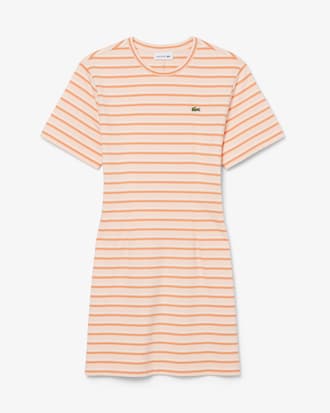Striped Cotton T-shirt Dress