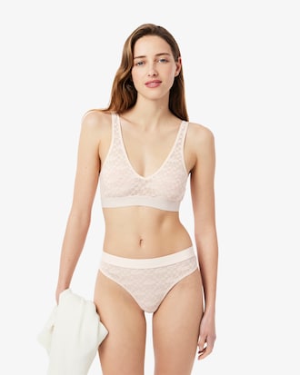Logo Lace Bralette