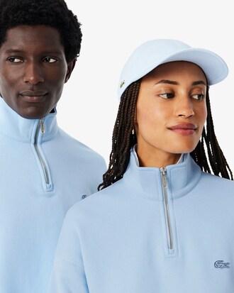 Heavy Fleece Zipper Neck Sweatshirt