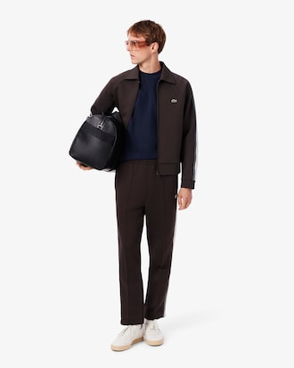 Ribbed Neck Petit Piqué T-shirt