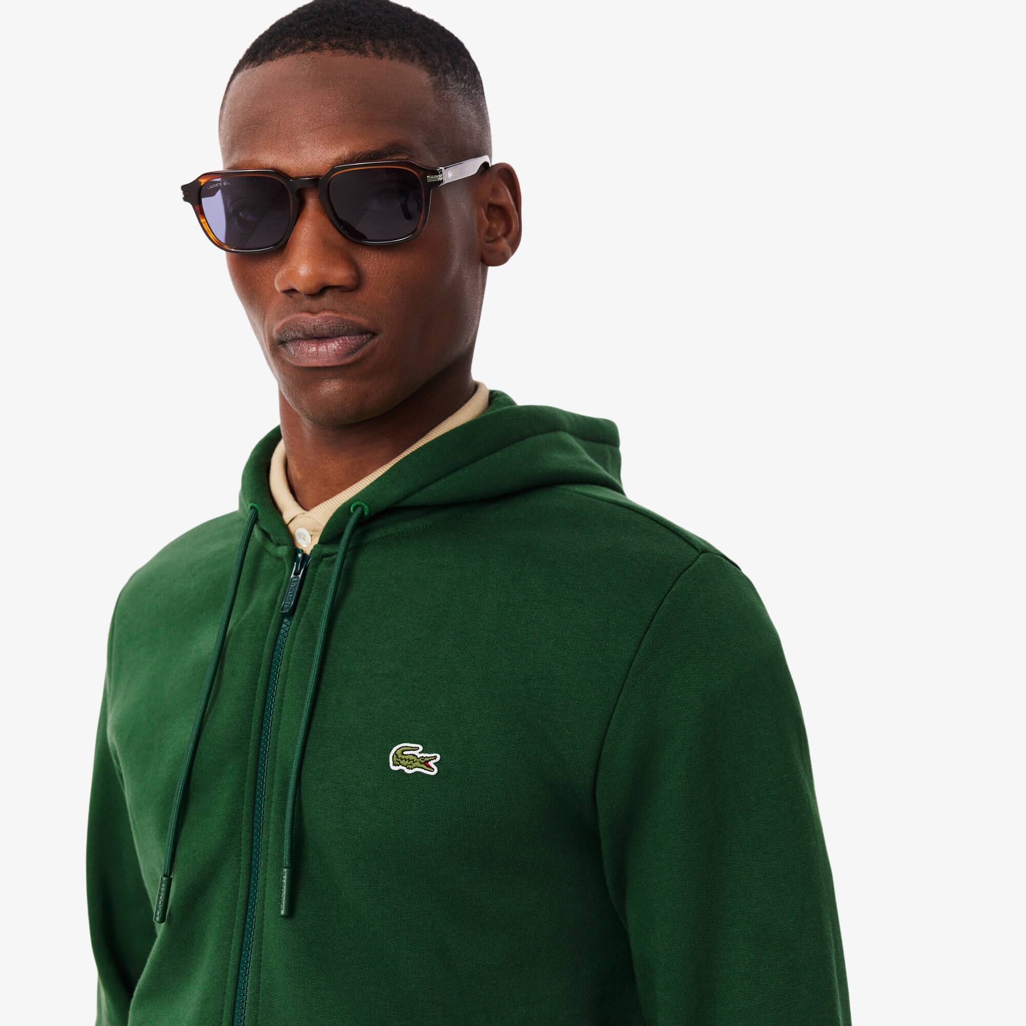 Men's Hoodie in Organic Cotton and Kangaroo Pocket | Lacoste UK