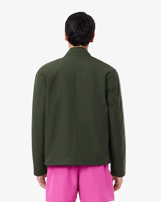 Water-Repellent Harrington Windbreaker Jacket