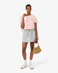 Relaxed Fit Badge Accent Cotton T-shirt