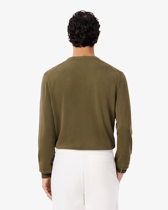 Monochrome Crew Neck Cotton Sweater