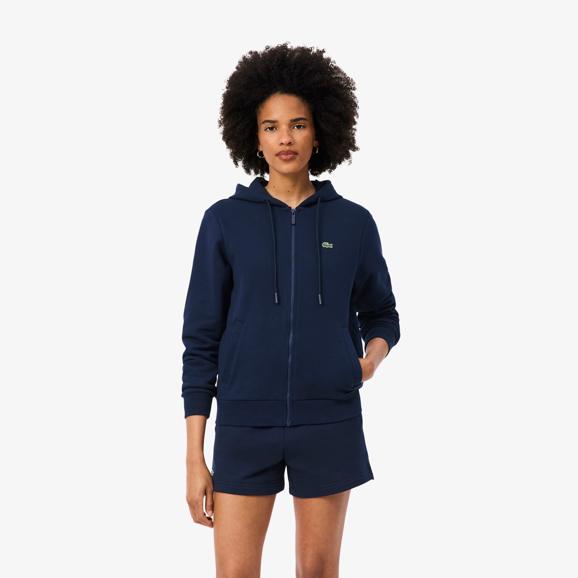 Zipped Fleece Hoodie - undefined - New In 2026 | Lacoste