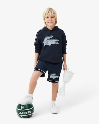 Striped Taffeta Sport Shorts