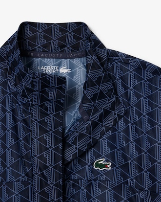 Lightweight Crocodile Print Tennis Jacket