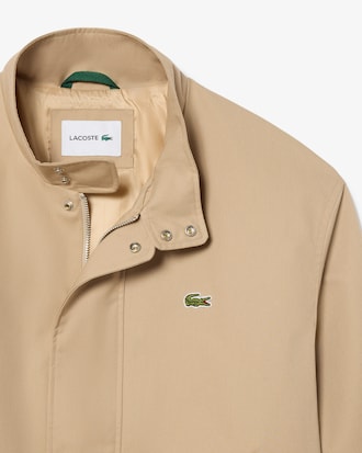 Water-Repellent Twill Harrington Jacket