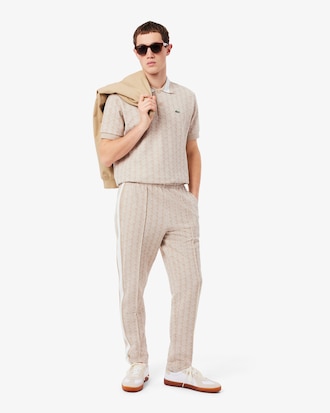 Classic Fit Monogram Jacquard Polo Shirt