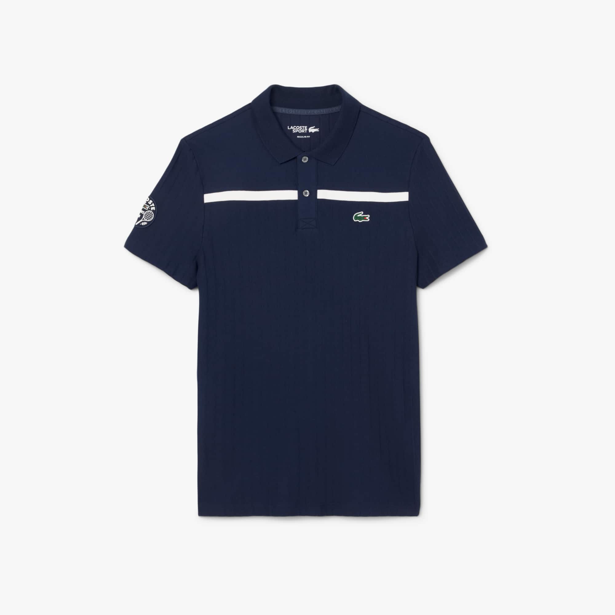 Ultra Dry Badge Accent Tennis Heritage Polo Shirt - Men's Short