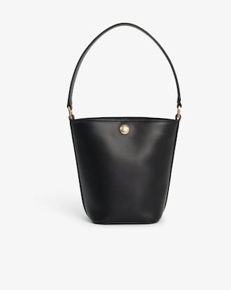 Small Tennis Bliss Leather Bucket Bag