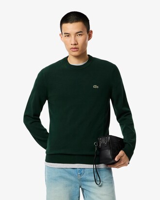 Monochrome Crew Neck Cotton Sweater