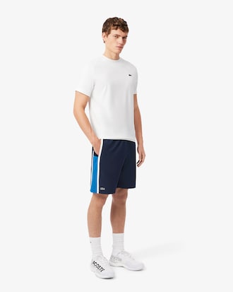 Lightweight Colour-Block Stripe Tennis Shorts
