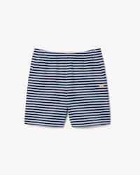 Regular Fit Striped Cotton Shorts