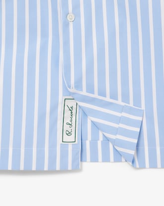 Relaxed Fit Striped Short Sleeved Shirt