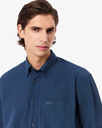Lightweight Relaxed Fit Poplin Shirt