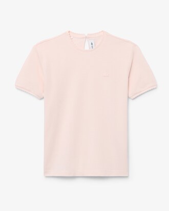 Fluid Scallop Trim Piqu&eacute; T-shirt