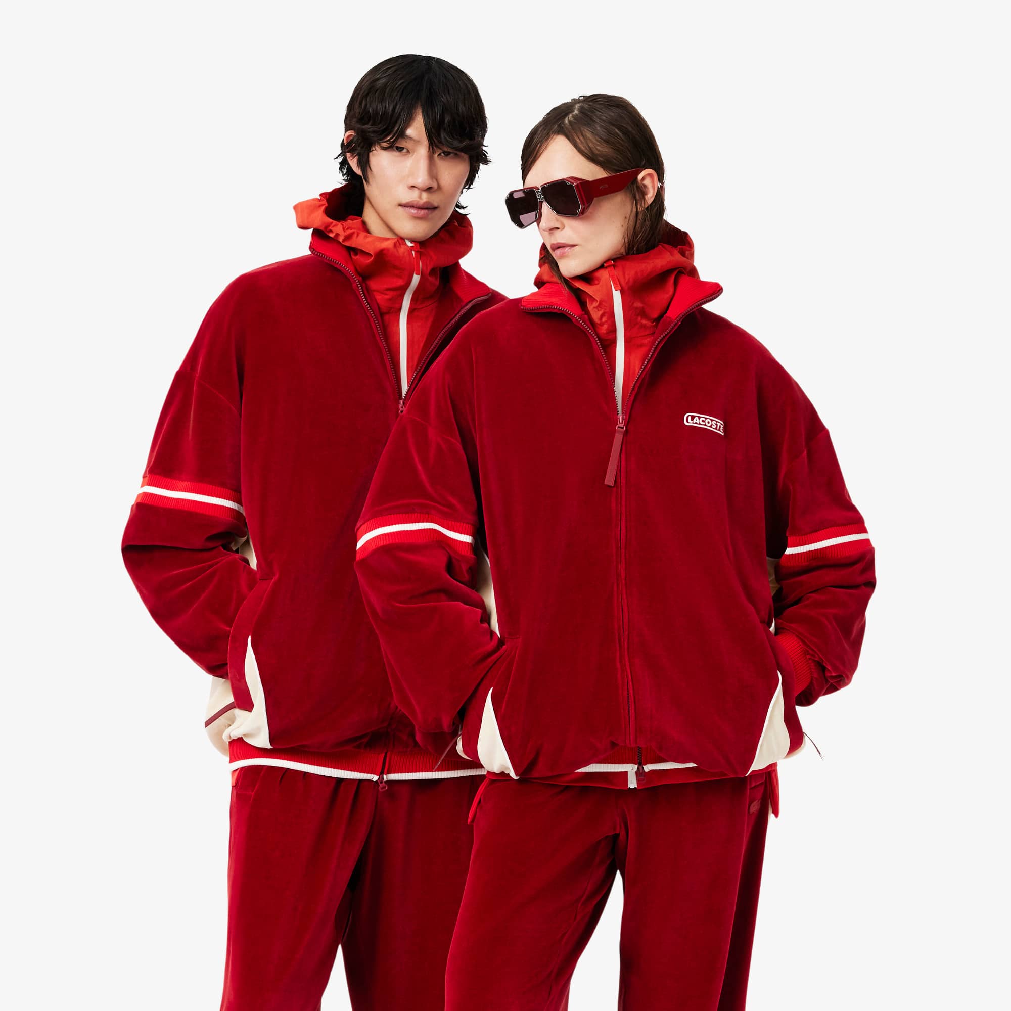Runway Velour Track Jacket - Men's Sweatshirts - New In 2026 | Lacoste