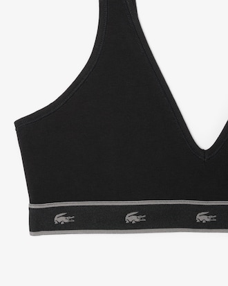Stretch Cotton Triangle Bralette