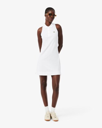 Sleeveless Piqu&eacute; Polo Dress