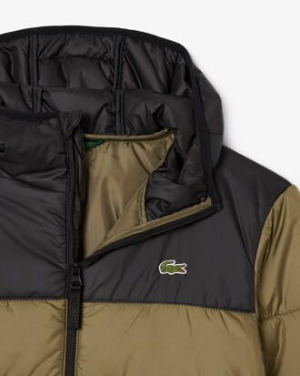 Water-Repellent Quilted Puffed Jacket