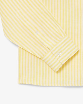 Regular Fit Striped Linen Shirt