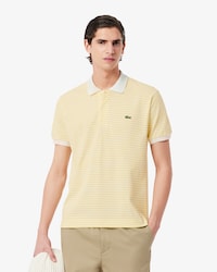 Classic Fit L.12.12 Striped Petit Piqué Polo Shirt