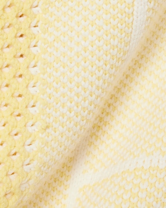 Tennis Court Jacquard Long Cardigan