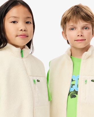 High Neck Fleece Vest