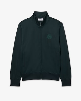 Striped Badge Accent Track Jacket