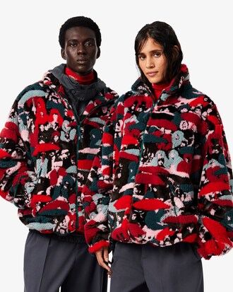 Runway Jacquard Sherpa Jacket